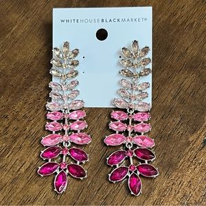 Elegant Pink Ombré Earrings NWT